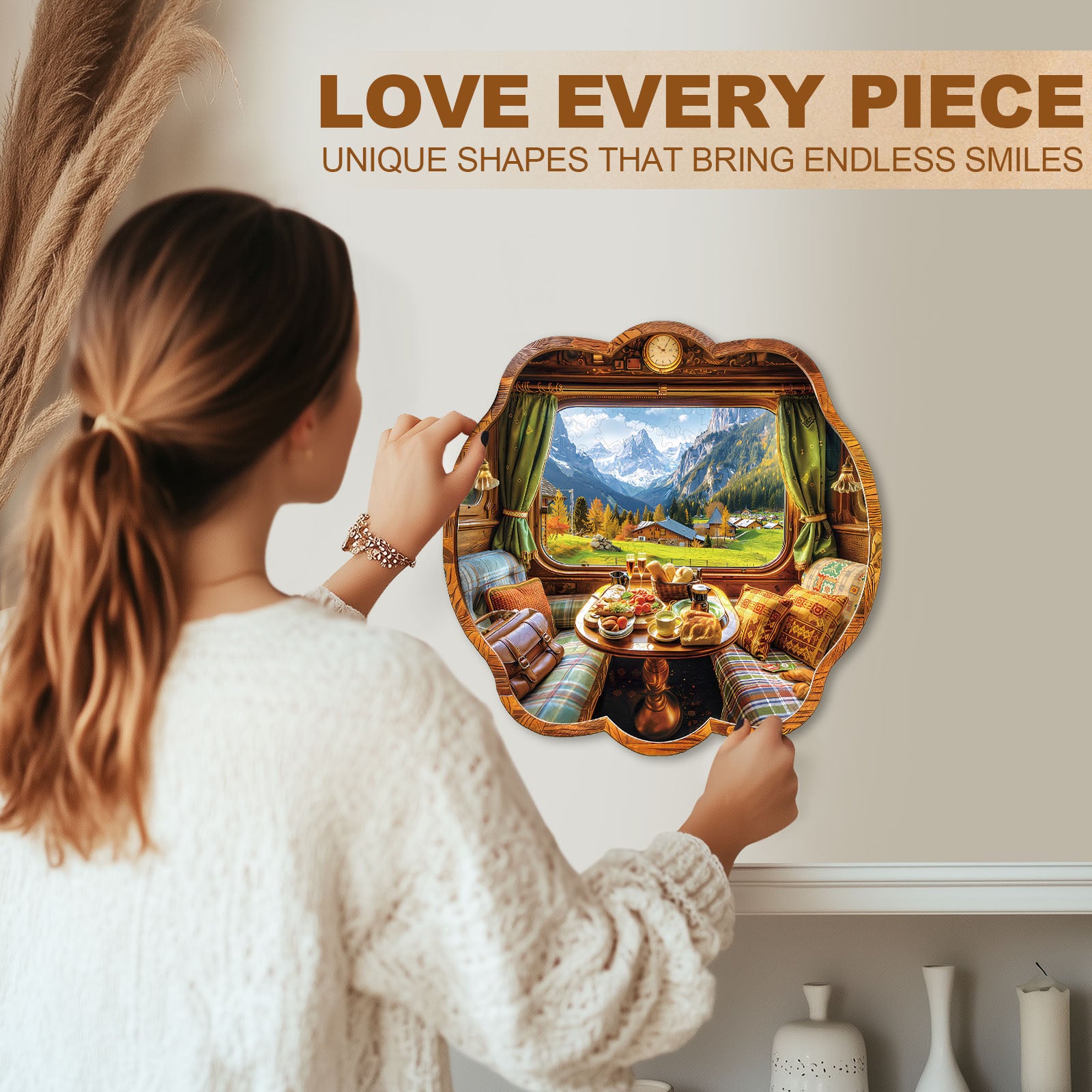 Tranquil Journey Wooden Jigsaw Puzzles for Adults - Aeekdook