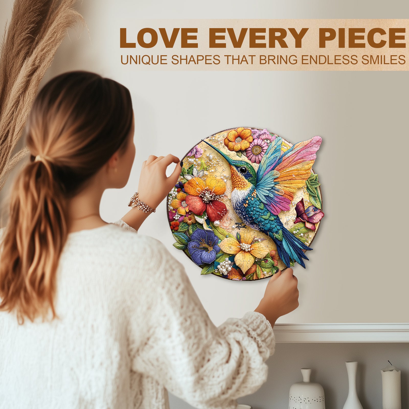 Hummingbird Wood Puzzles for Adults - Aeekdook