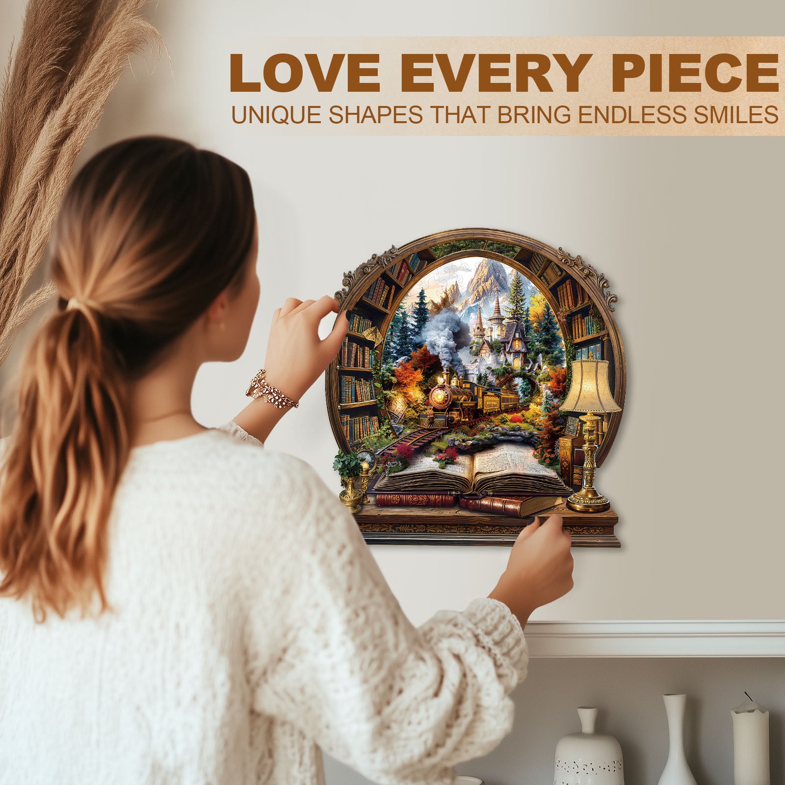 Journey Beyond the Pages Wooden Puzzle for Adults - Aeekdook