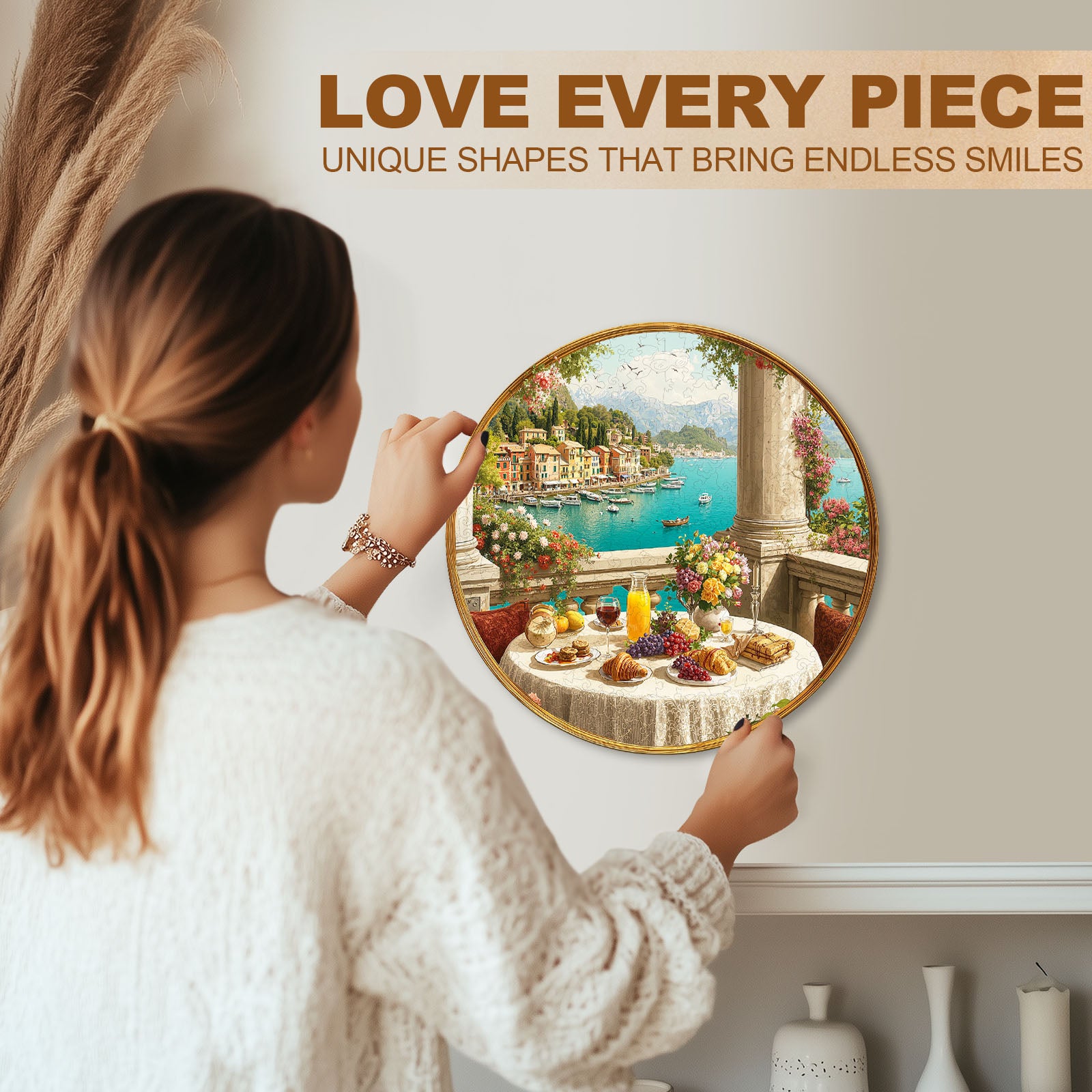 Afternoon Tea Scenery Wood Puzzles for Adult - Aeekdook
