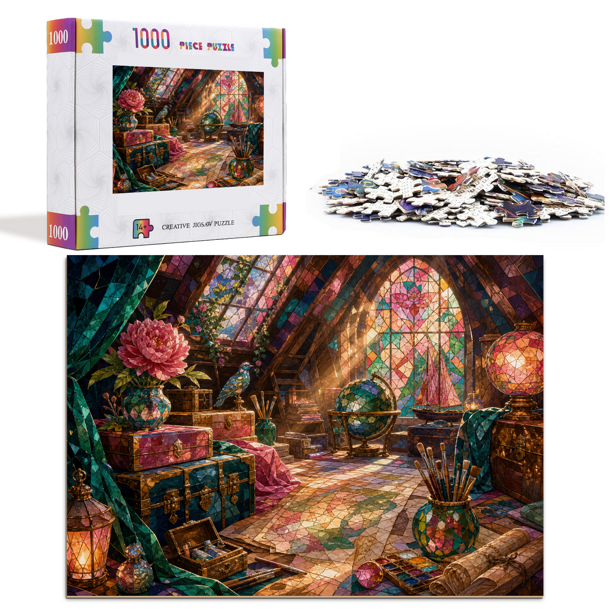Velvet Attic Treasure Studio Landscape Puzzle - puzzle product view
