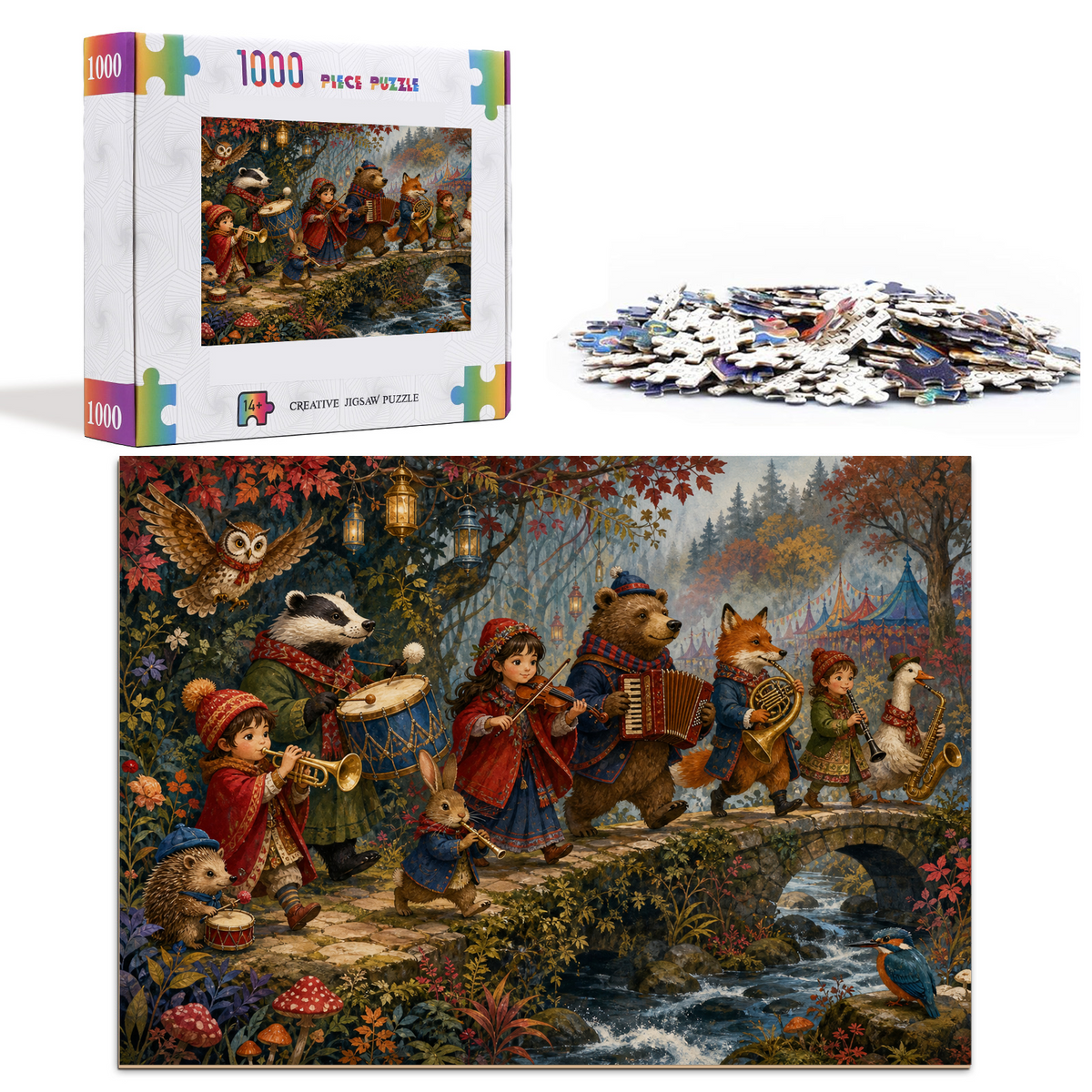 Misty Music Makers Parade Landscape Puzzle - puzzle product view