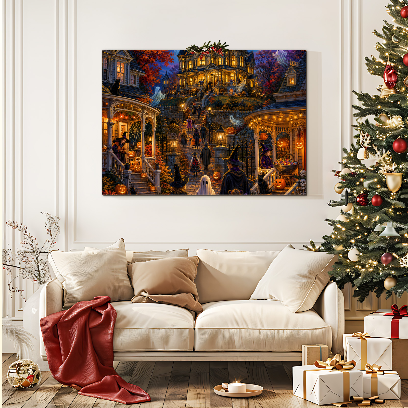 Moonlit Manor Halloween Jigsaw Puzzle - puzzle packaging view