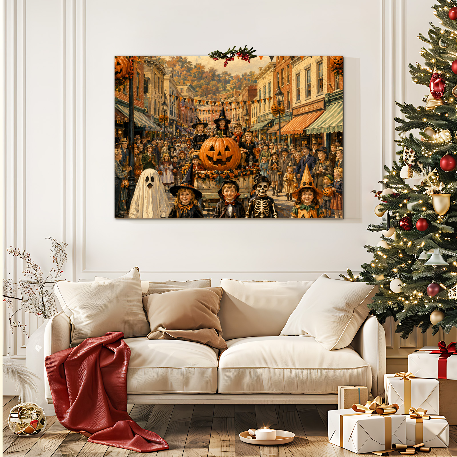 Vintage Halloween Parade Jigsaw Puzzle - puzzle packaging view
