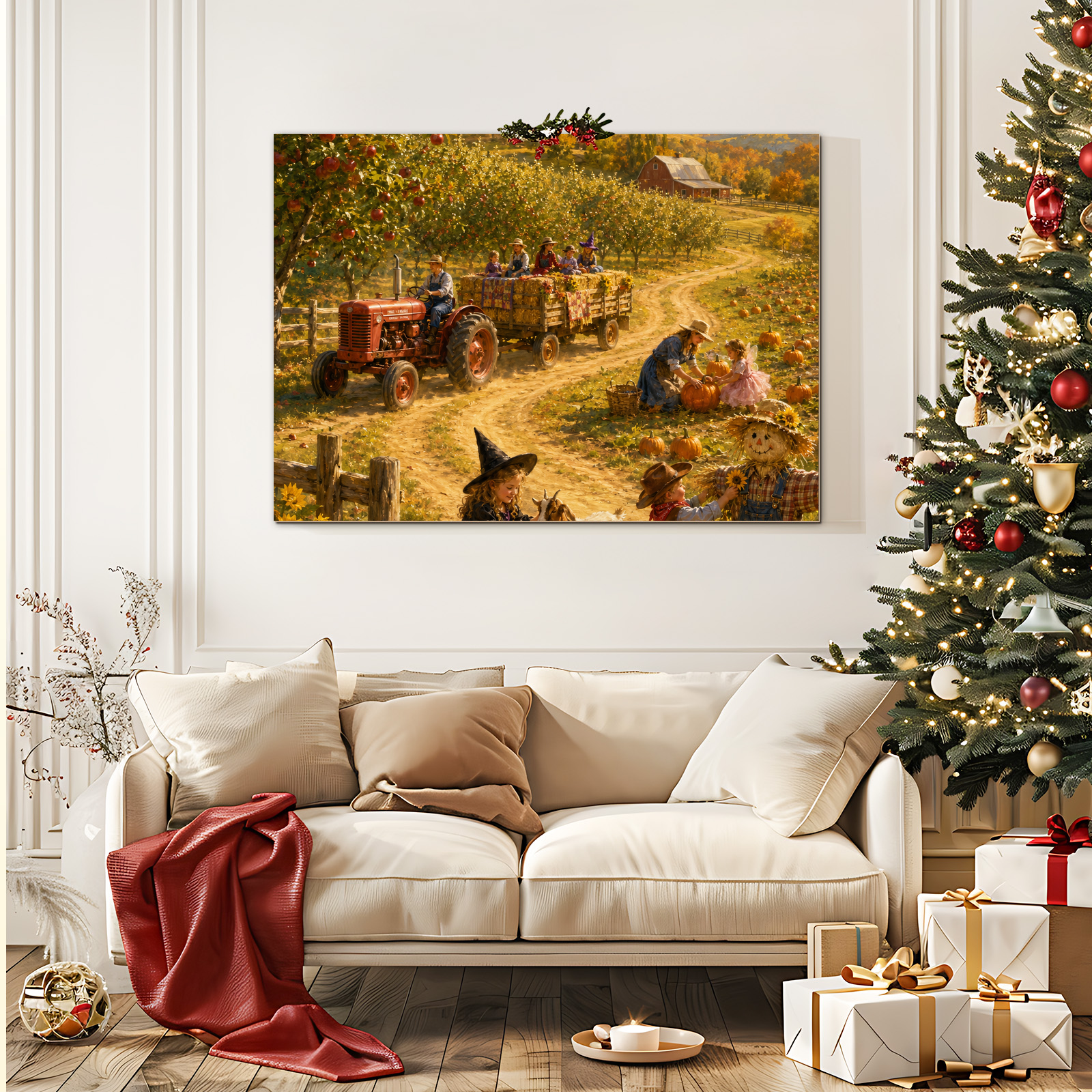 Sunny Pumpkin Orchard Hayride Puzzle - puzzle packaging view