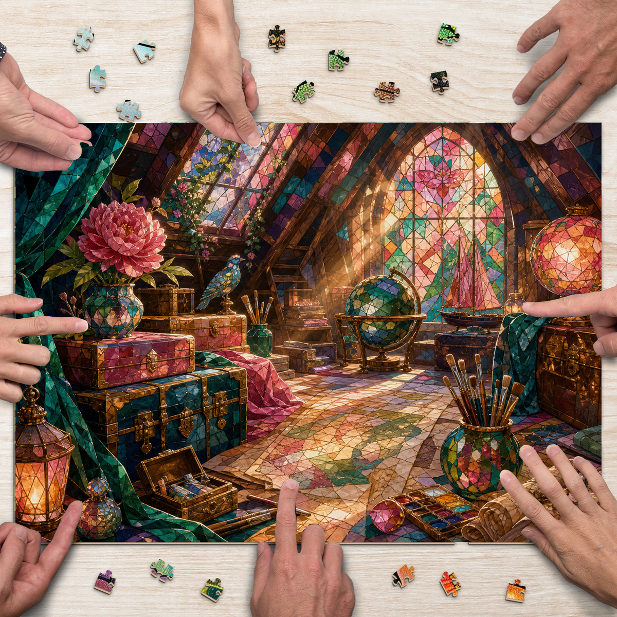 Velvet Attic Treasure Studio Landscape Puzzle - puzzle product view