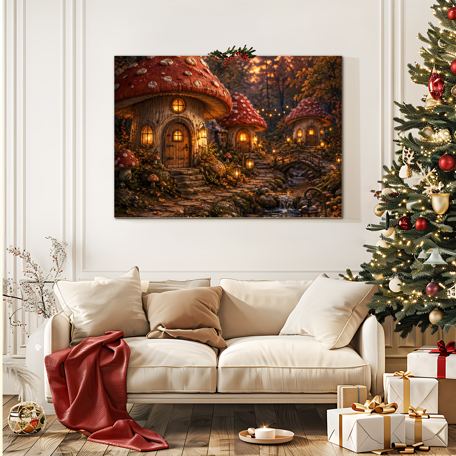Enchanted Mushroom Hollow Jigsaw Puzzle - puzzle packaging view