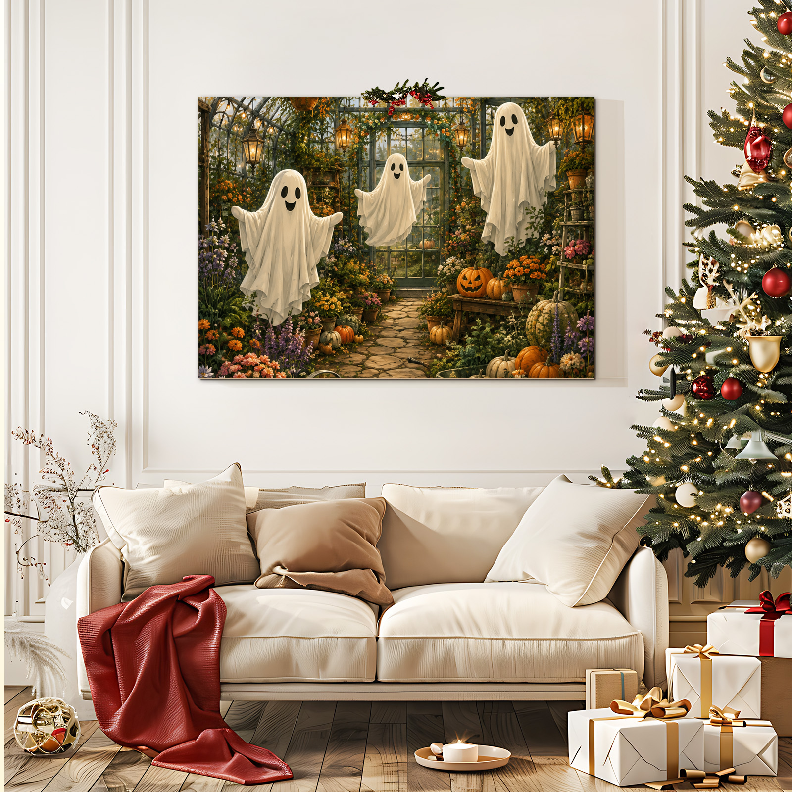Friendly Ghost Conservatory Jigsaw Puzzle - puzzle packaging view