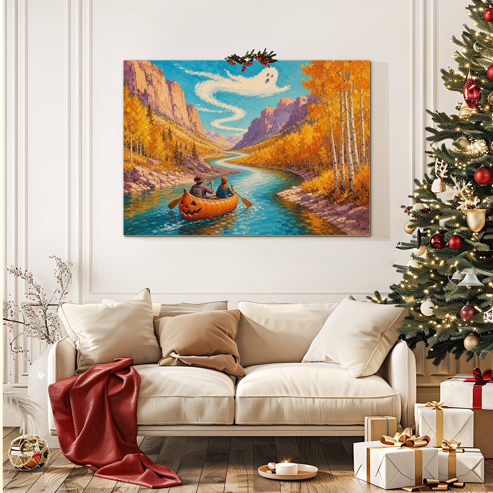 Pumpkin Canoe Canyon 1000 Piece Puzzle - puzzle packaging view