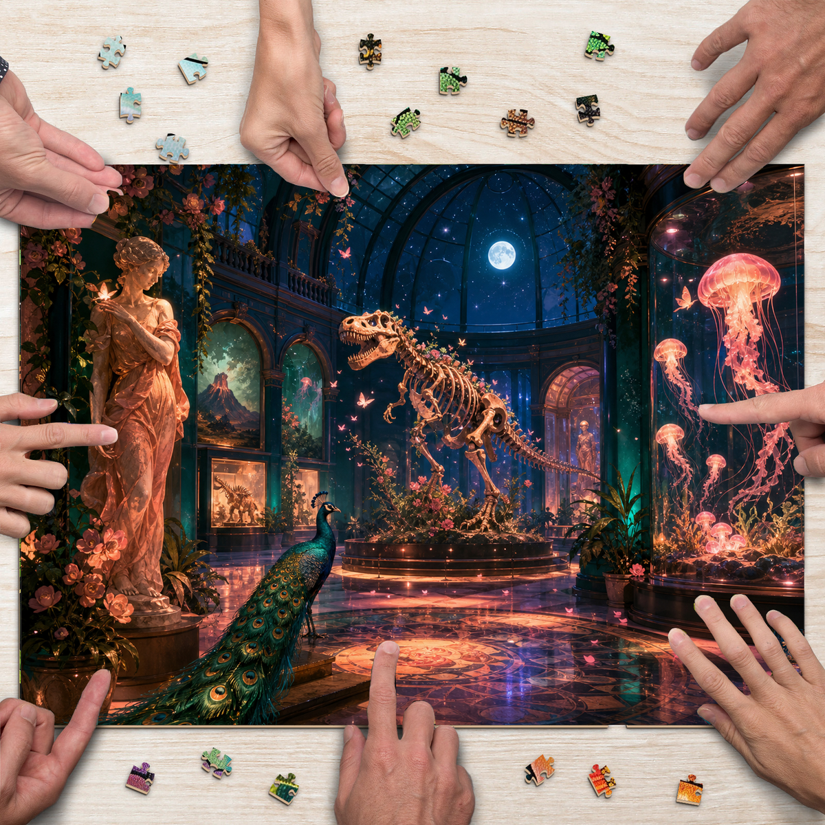 Velvet Museum After Midnight Landscape Puzzle - puzzle product view
