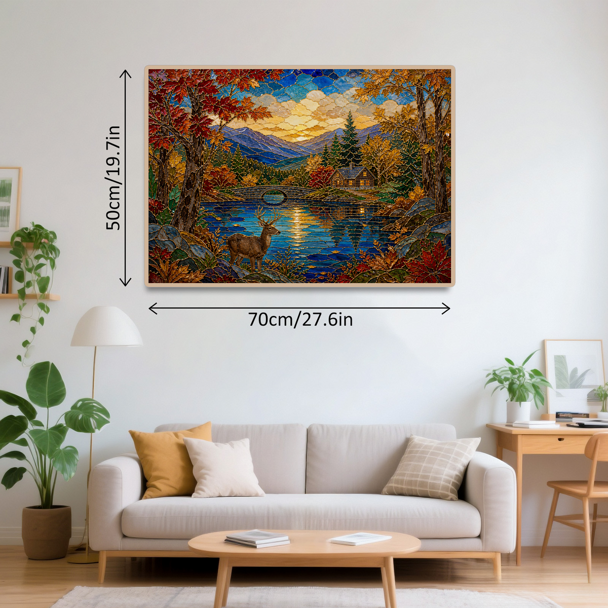 Quiet Autumn Woodland Landscape Puzzle - puzzle product view