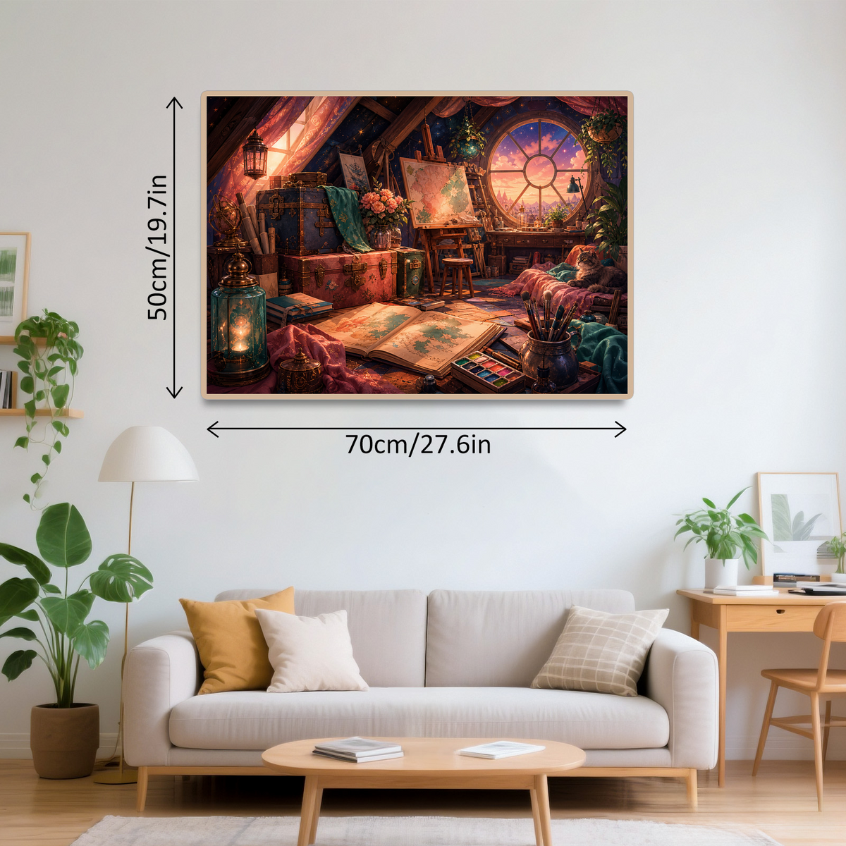 Twilight Attic Treasure Studio Landscape Puzzle - puzzle product view