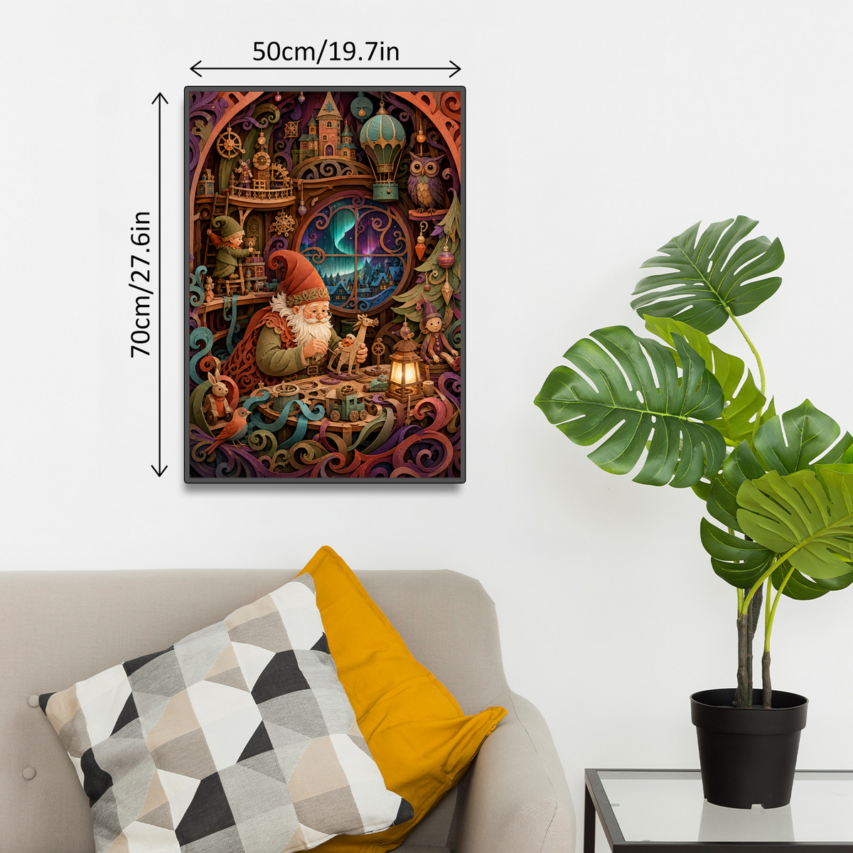 Aurora Holiday Toy Workshop Portrait Puzzle - puzzle product view
