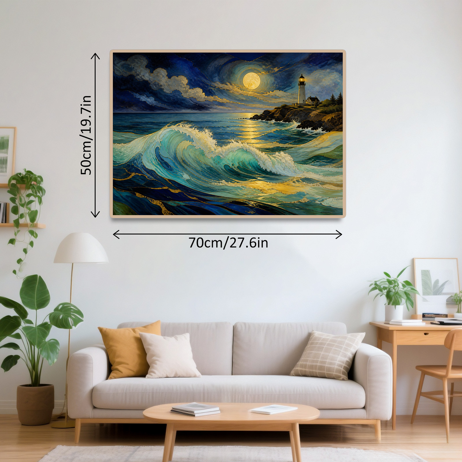 Story Rich Mosaic Waves Enamel Art Landscape Puzzle - puzzle product view