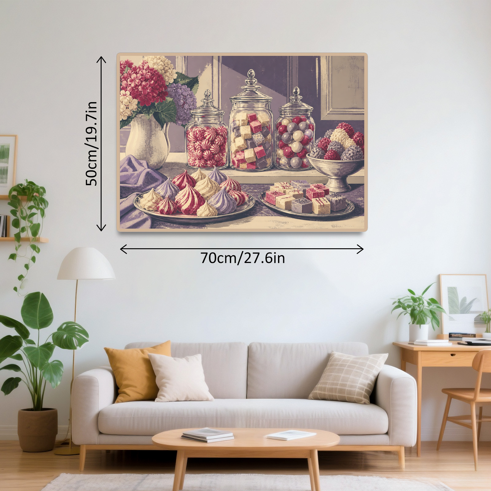Moonlit Candy Shop Window Screen Print Landscape Puzzle - puzzle product view
