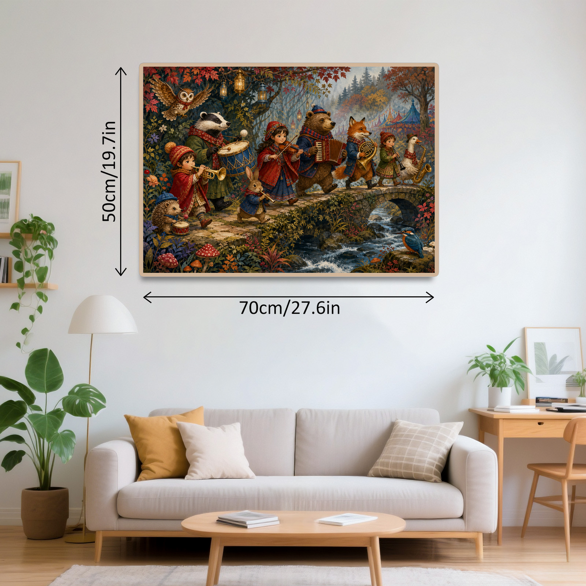 Misty Music Makers Parade Landscape Puzzle - puzzle product view