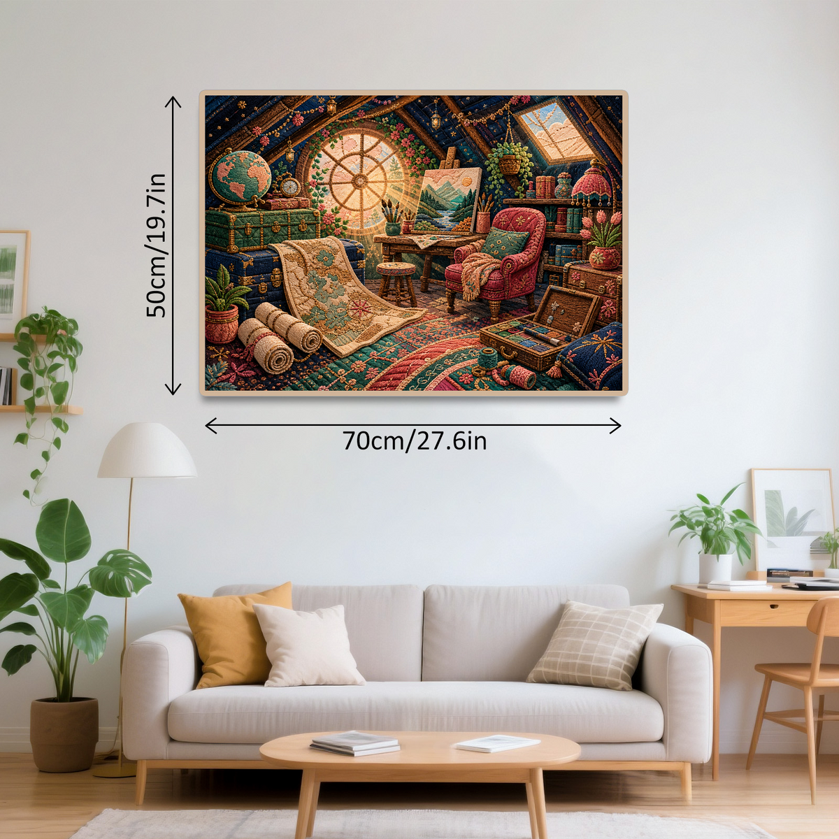 Radiant Attic Treasure Studio Landscape Puzzle - puzzle product view