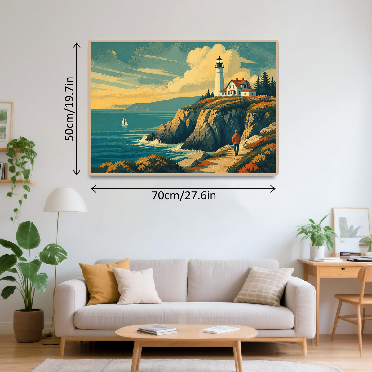 Quiet Coastal Cliffs Landscape Puzzle - puzzle product view