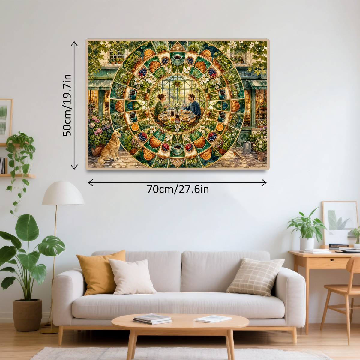Luminous Greenhouse Breakfast Landscape Puzzle - puzzle product view