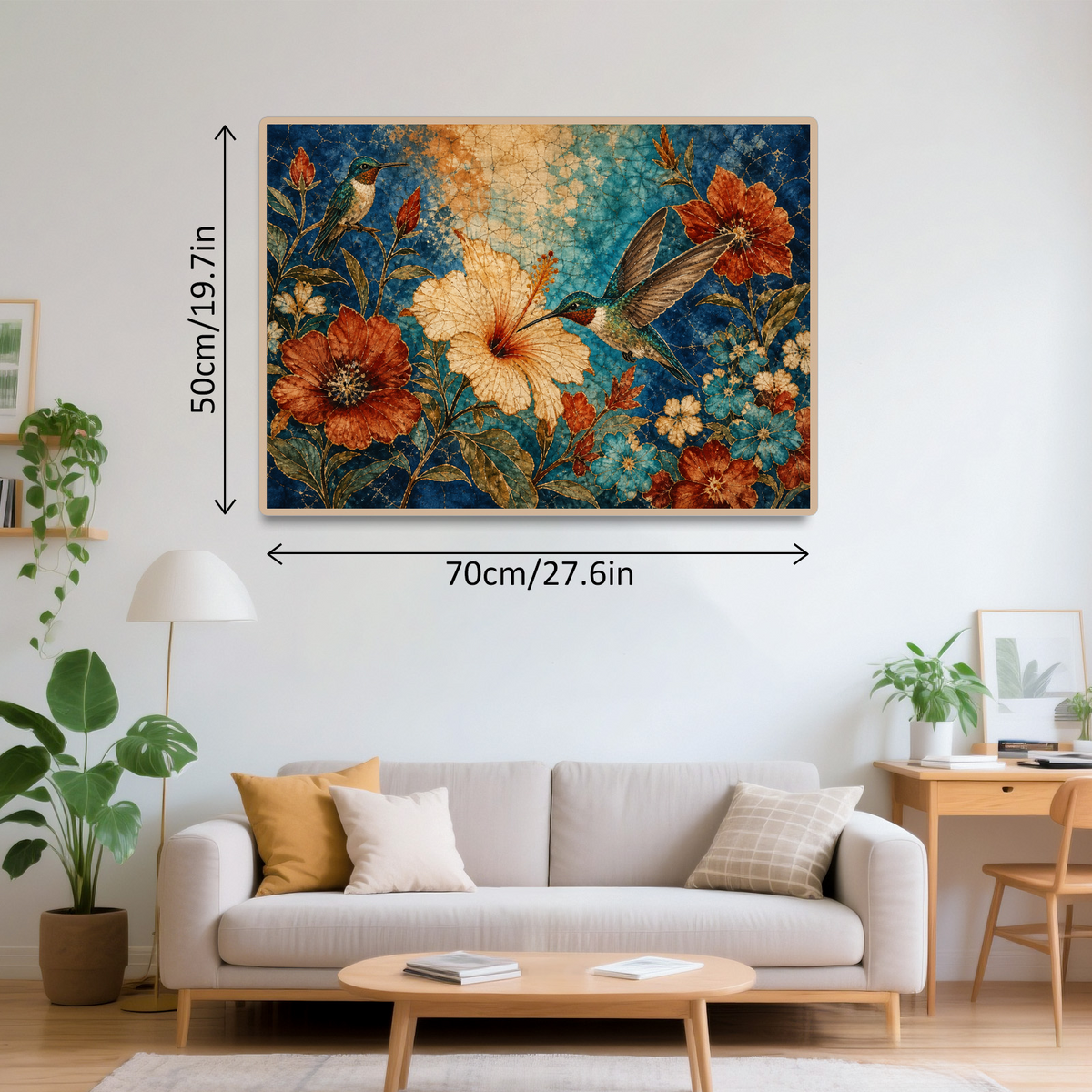 Quiet Hummingbirds Landscape Puzzle - puzzle product view