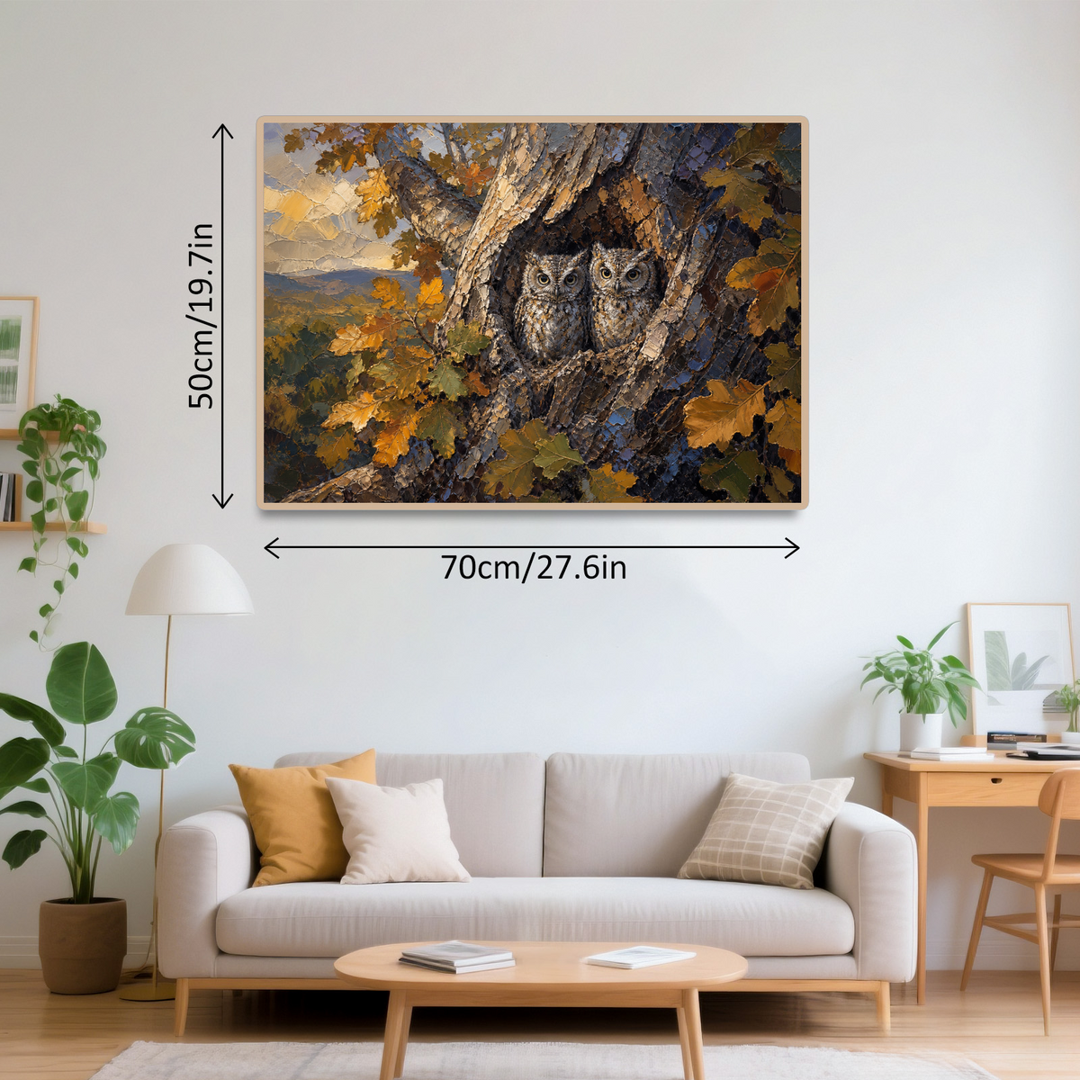 Quiet Owls Landscape Puzzle - puzzle product view