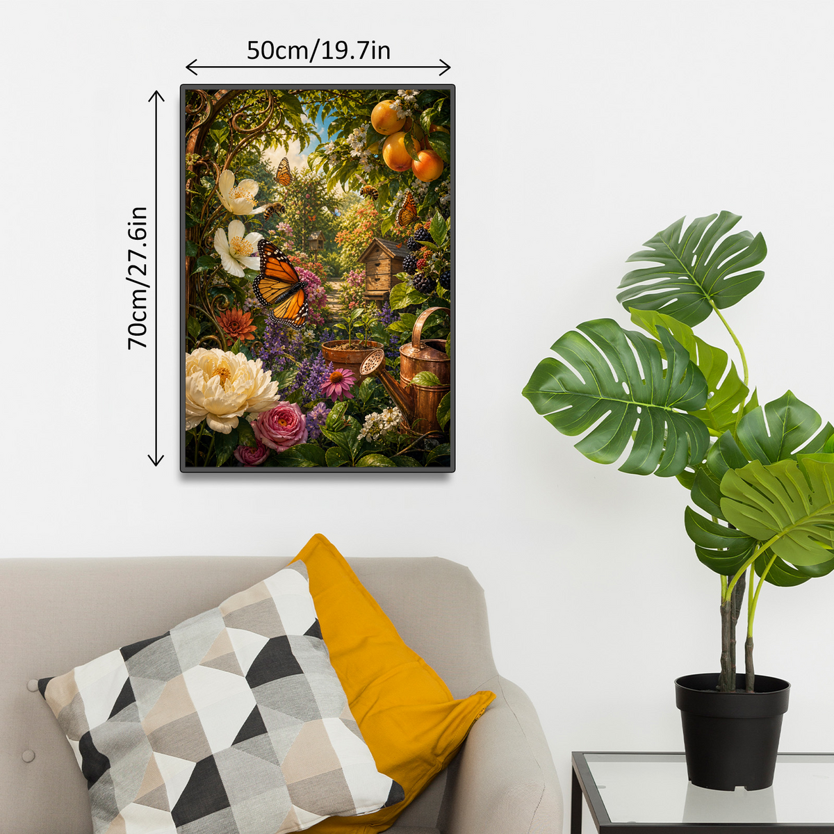 Hidden Garden Pollinator Story Portrait Puzzle - puzzle product view