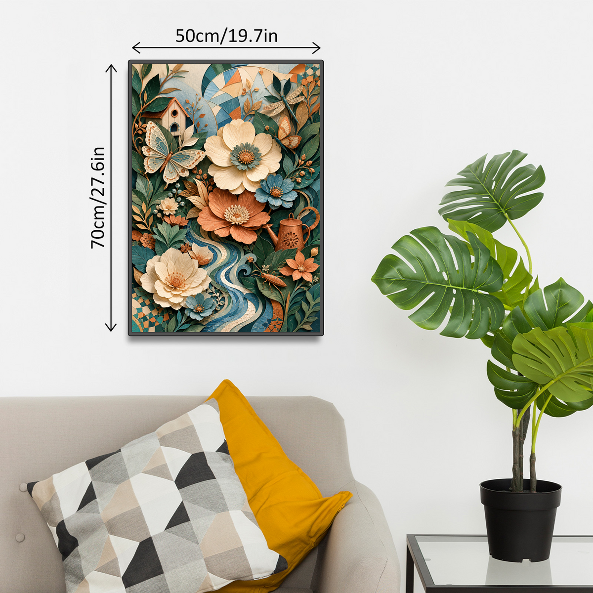 Secret Paper Garden Symphony Portrait Puzzle - puzzle product view