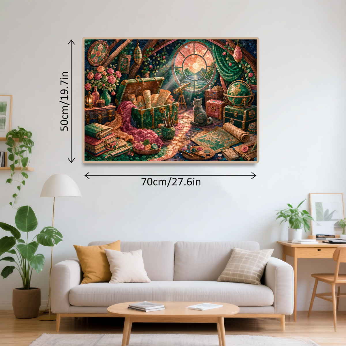Emerald Attic Treasure Studio Landscape Puzzle - puzzle product view