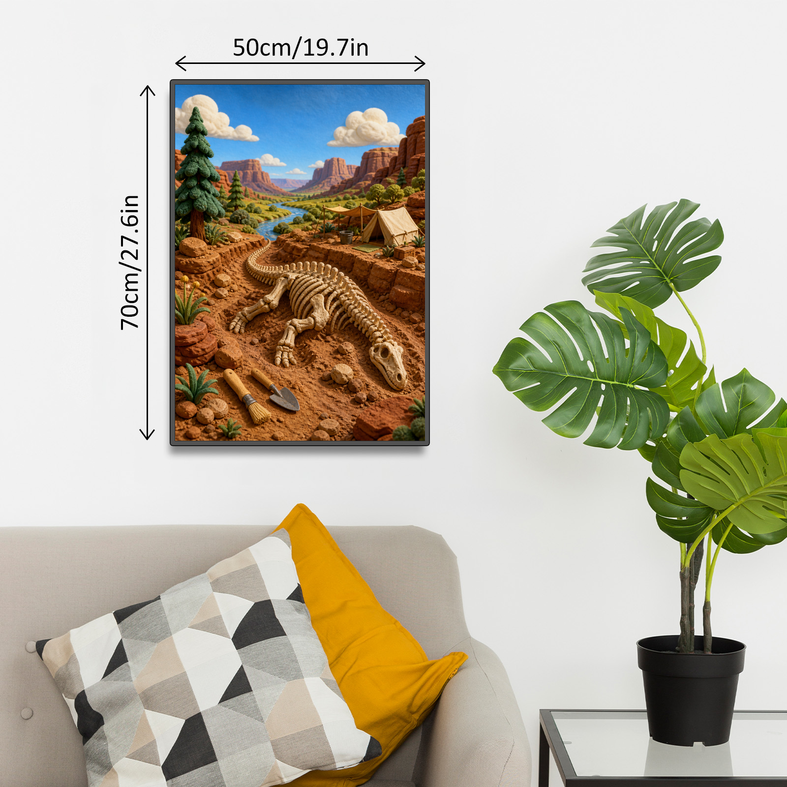 Sunlit Dinosaur Discovery Valley Soft 3d Storybook Portrait Puzzle - puzzle product view