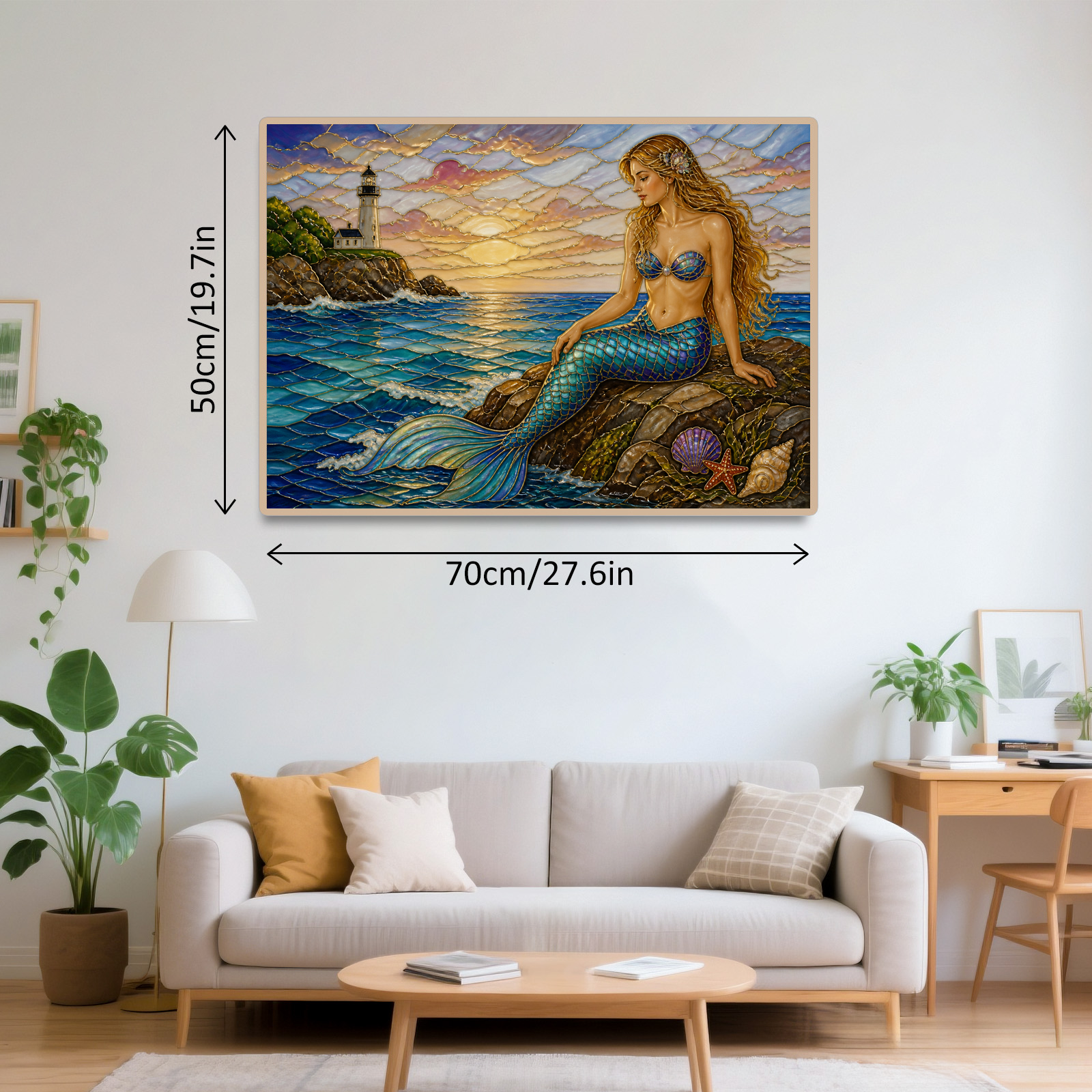 Story Rich Mermaid Cove Enamel Art Landscape Puzzle - puzzle product view