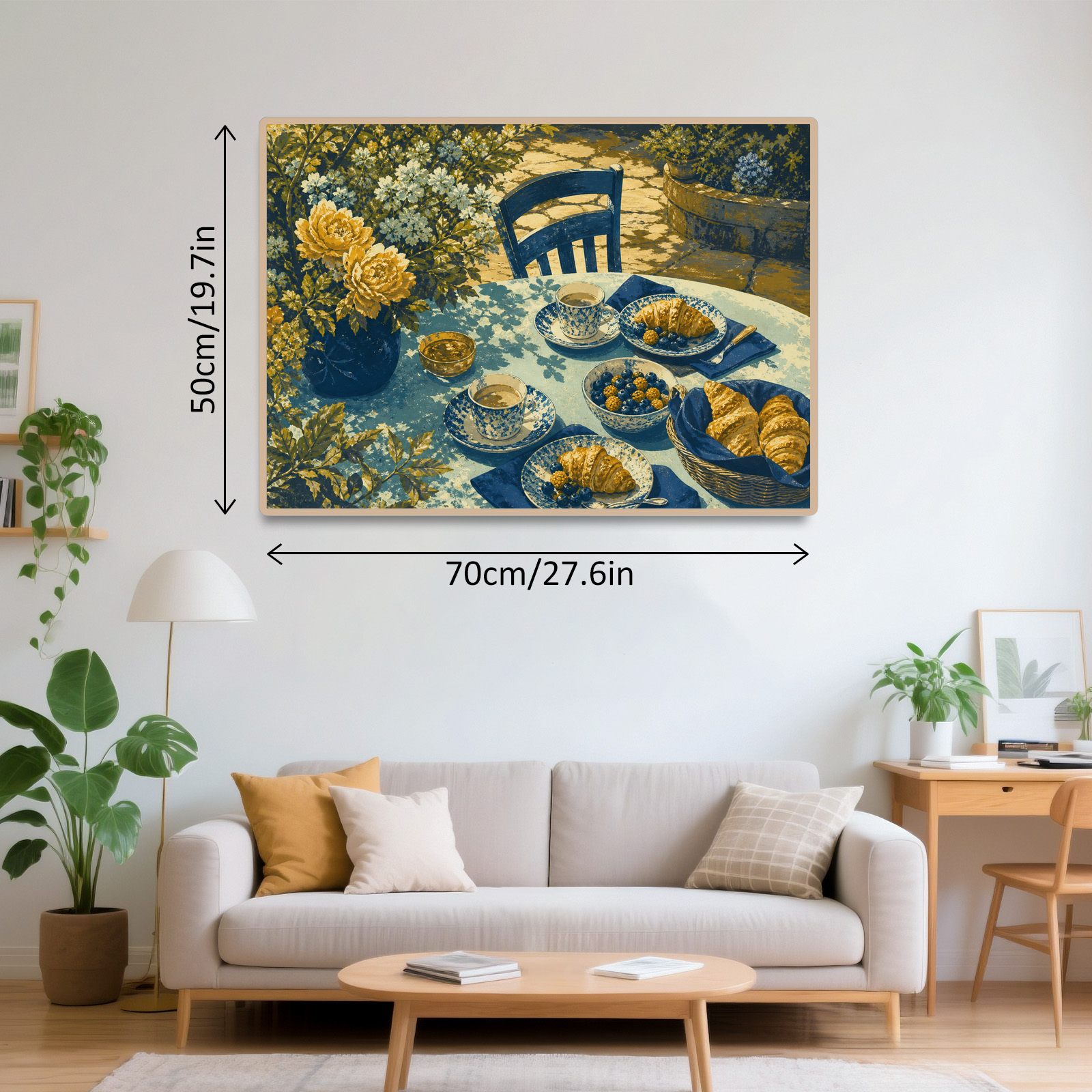 Story Rich Garden Brunch Screen Print Landscape Puzzle - puzzle product view