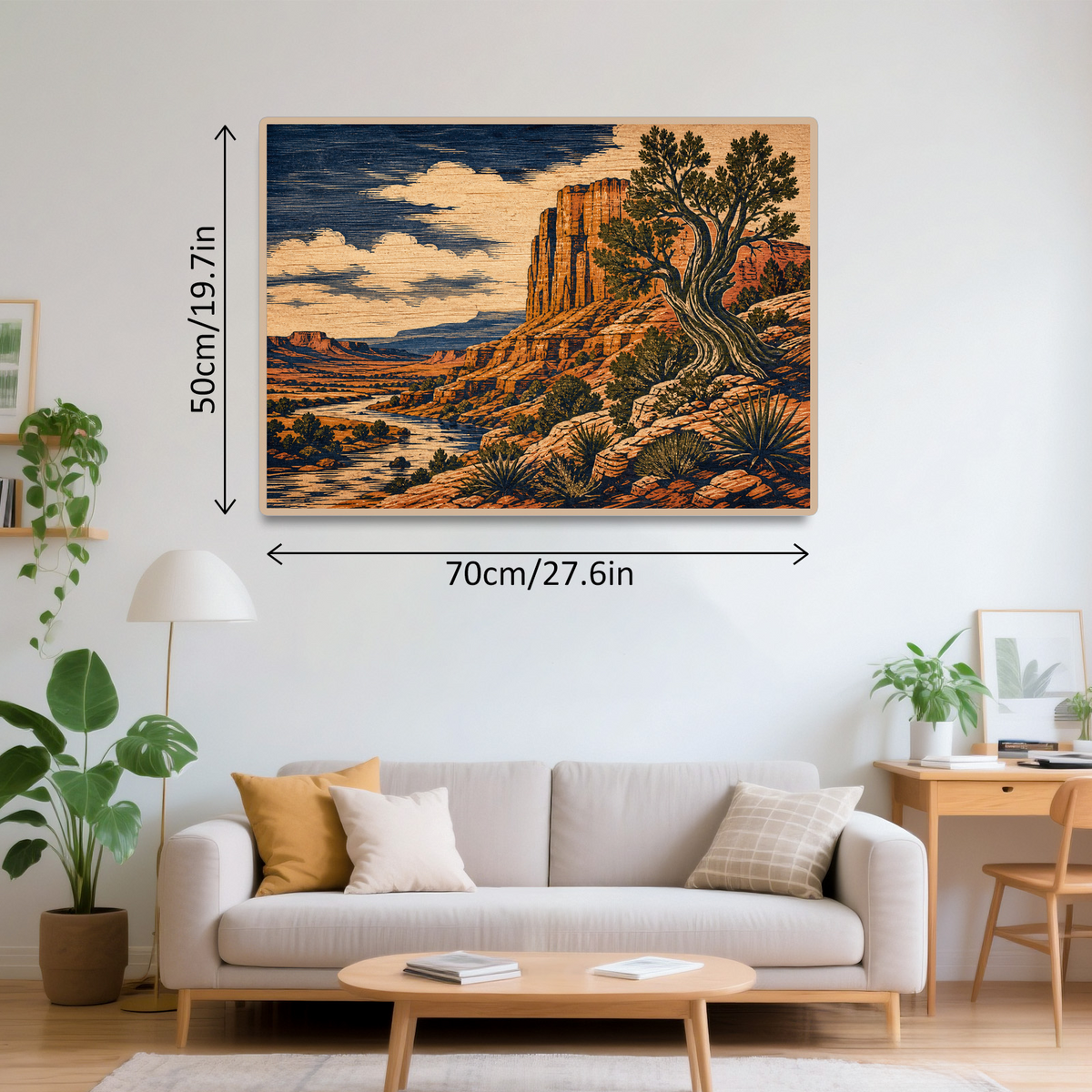 Quiet Desert Canyon Landscape Puzzle - puzzle product view