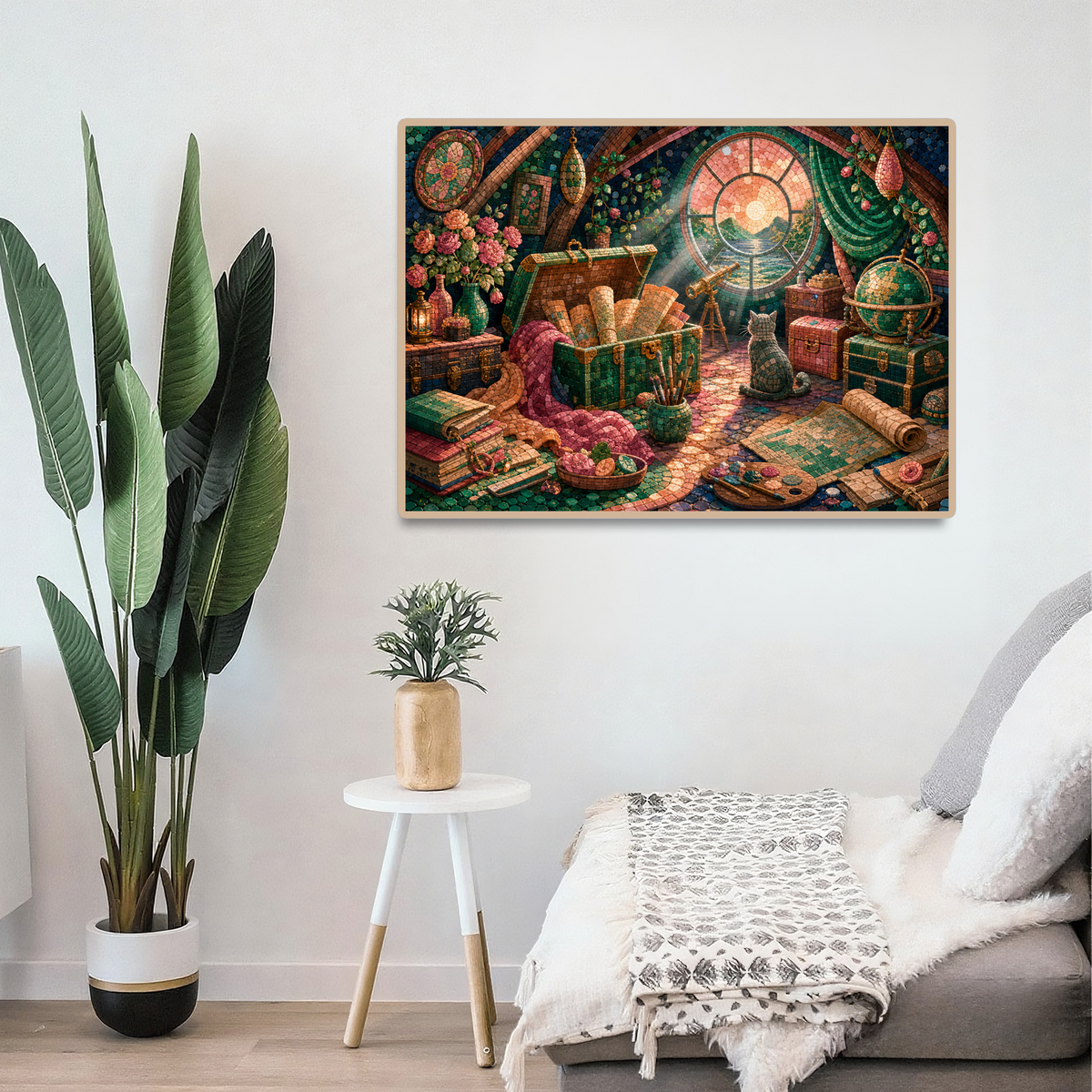 Emerald Attic Treasure Studio Landscape Puzzle - puzzle product view