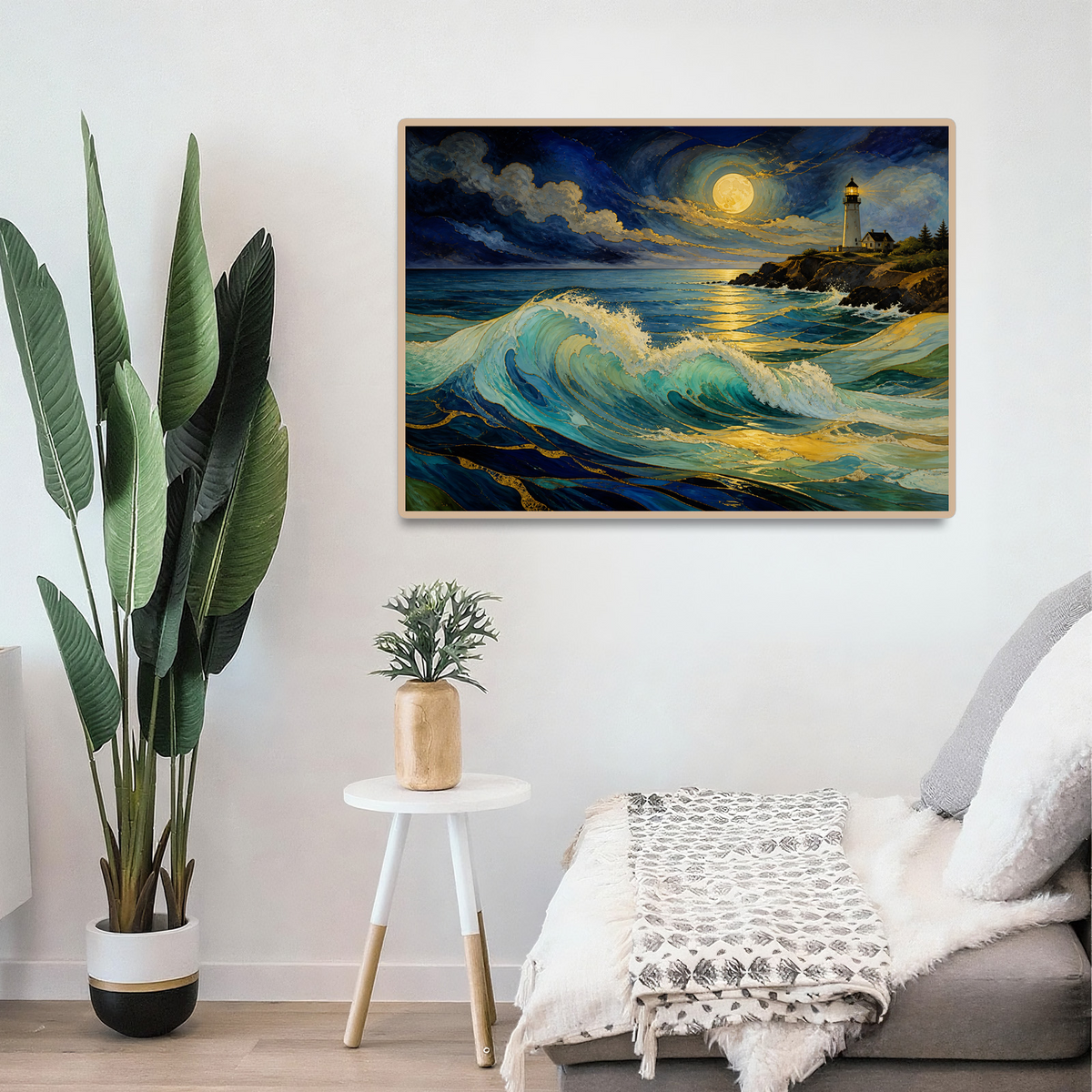 Story Rich Mosaic Waves Enamel Art Landscape Puzzle - puzzle product view
