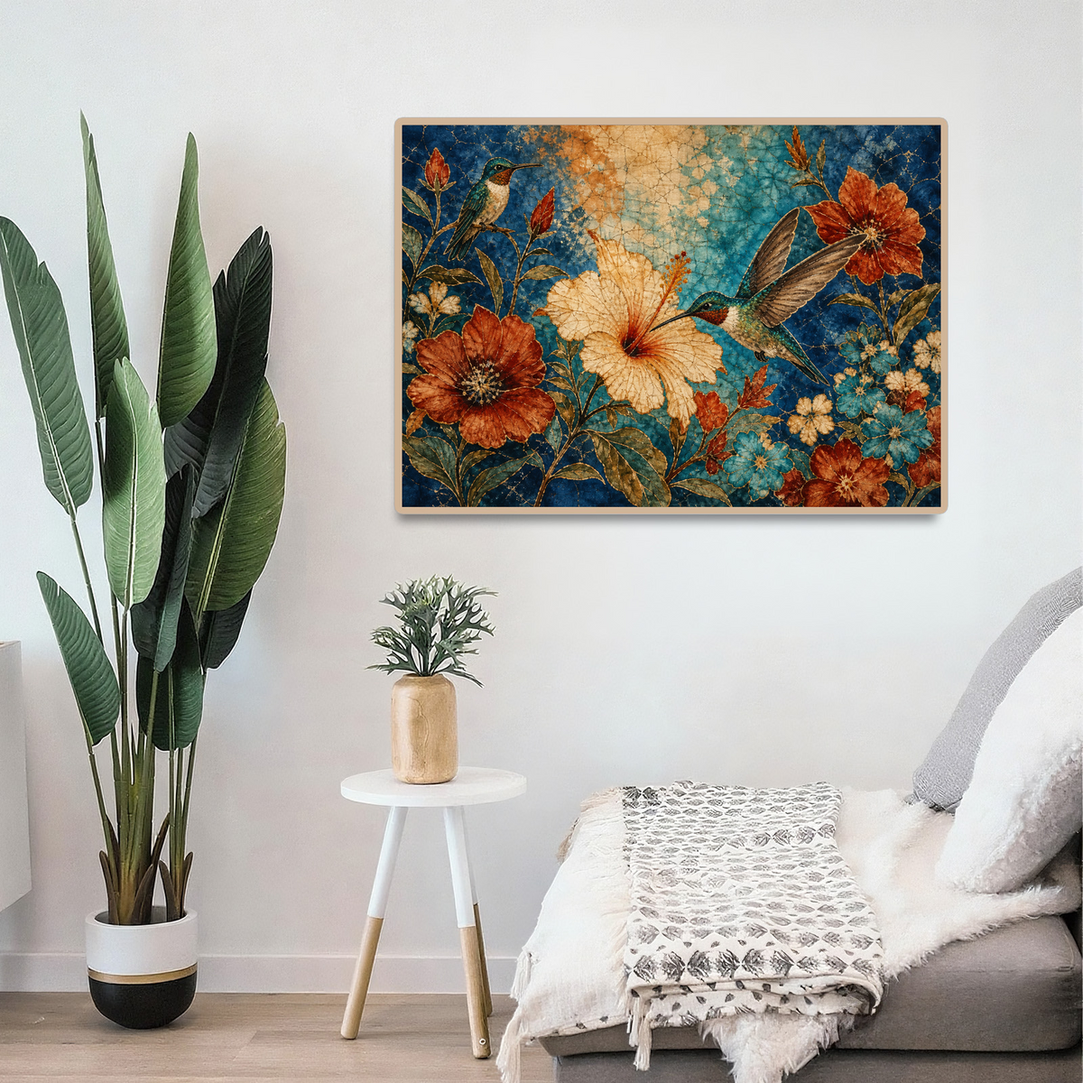 Quiet Hummingbirds Landscape Puzzle - puzzle product view