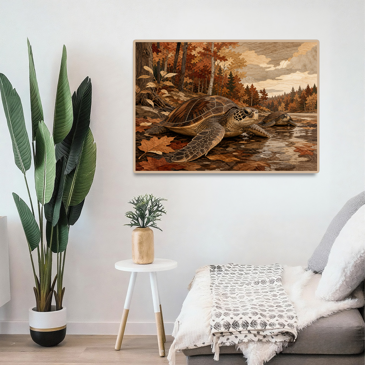 Rain-Washed Sea Turtles Landscape Puzzle - puzzle product view
