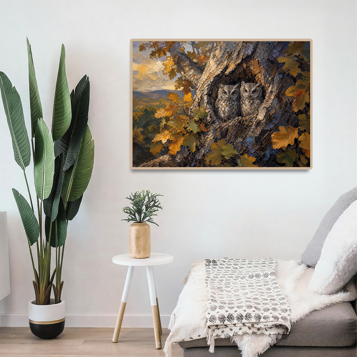 Quiet Owls Landscape Puzzle - puzzle product view