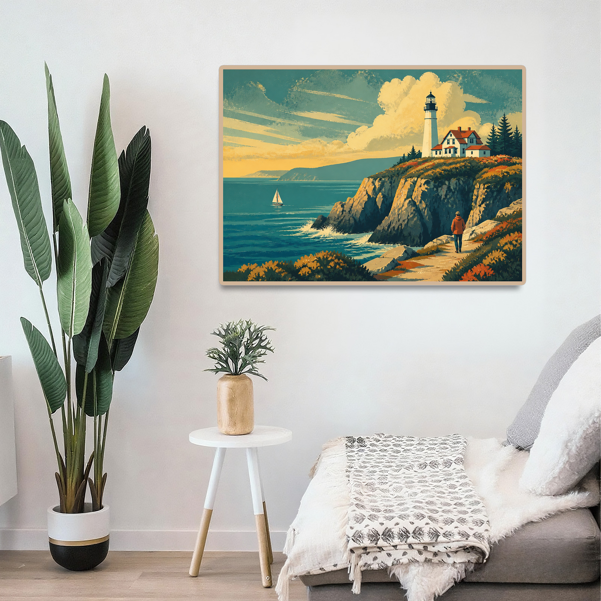 Quiet Coastal Cliffs Landscape Puzzle - puzzle product view