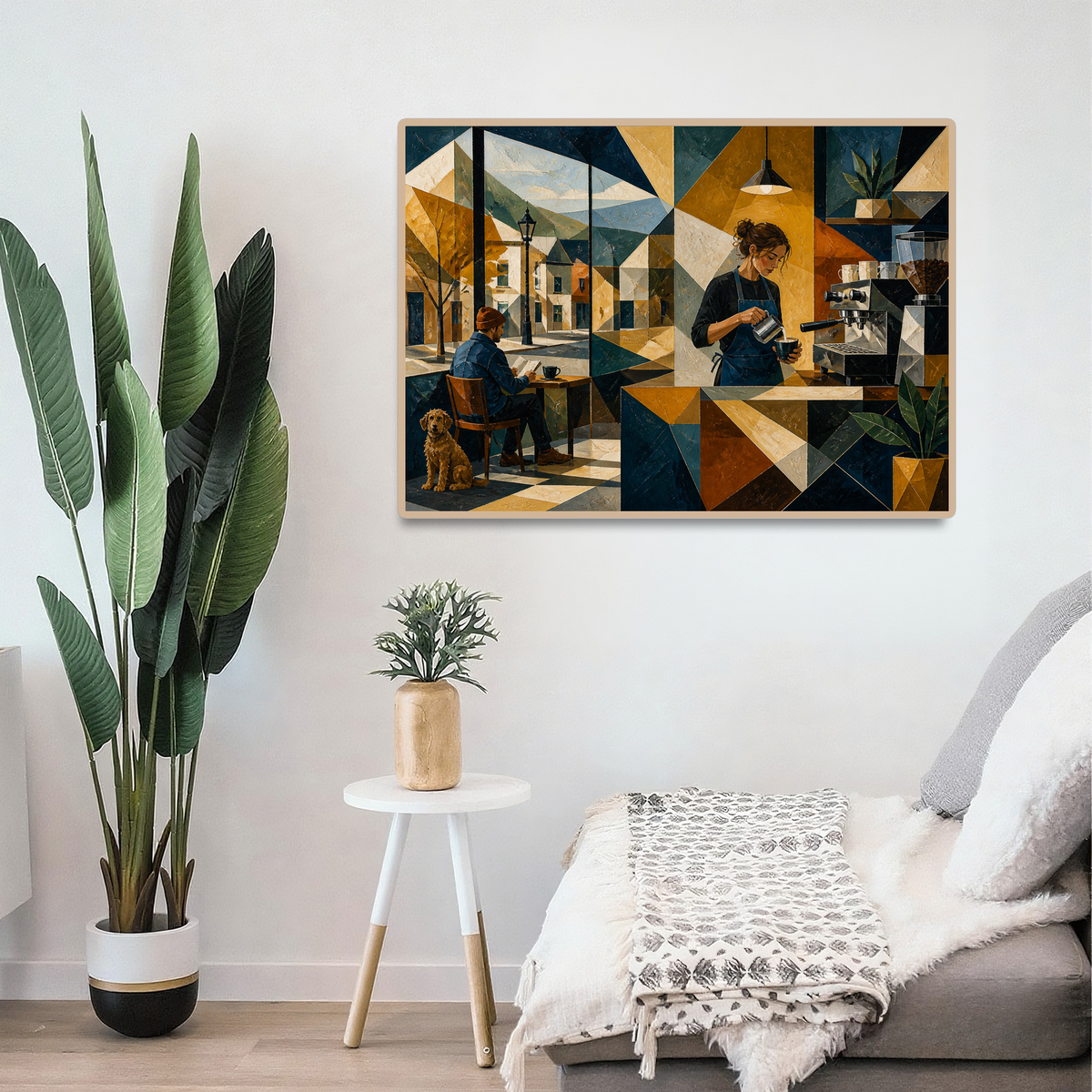 Story-Rich Coffee Roastery Landscape Puzzle - puzzle product view