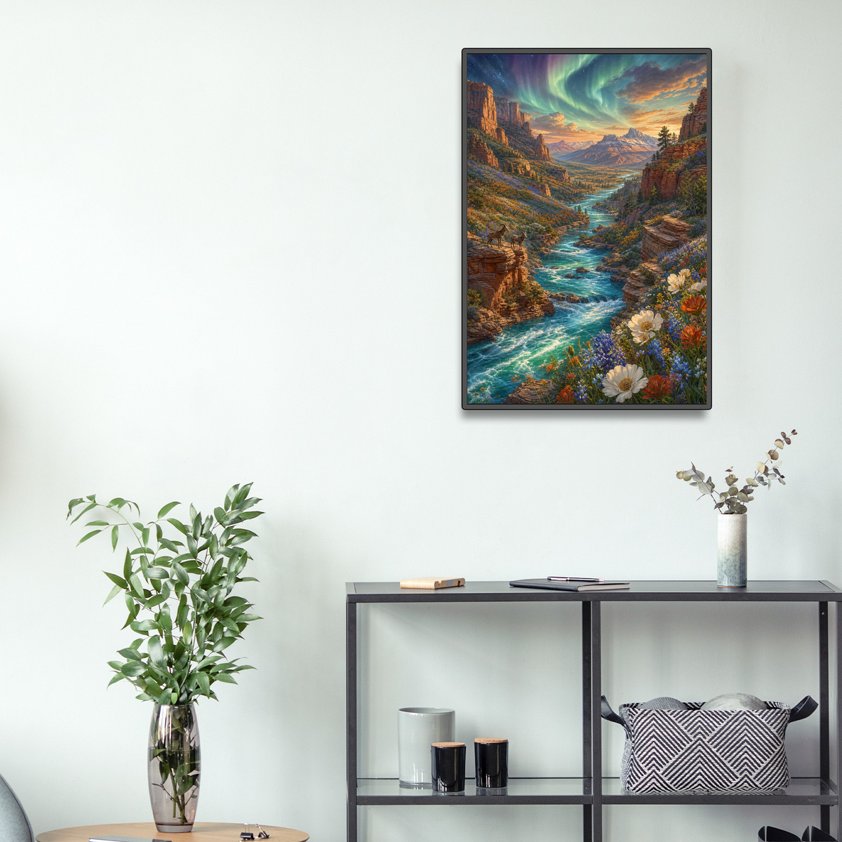 Aurora Wildflower Canyon River 260 Portrait Puzzle - puzzle product view