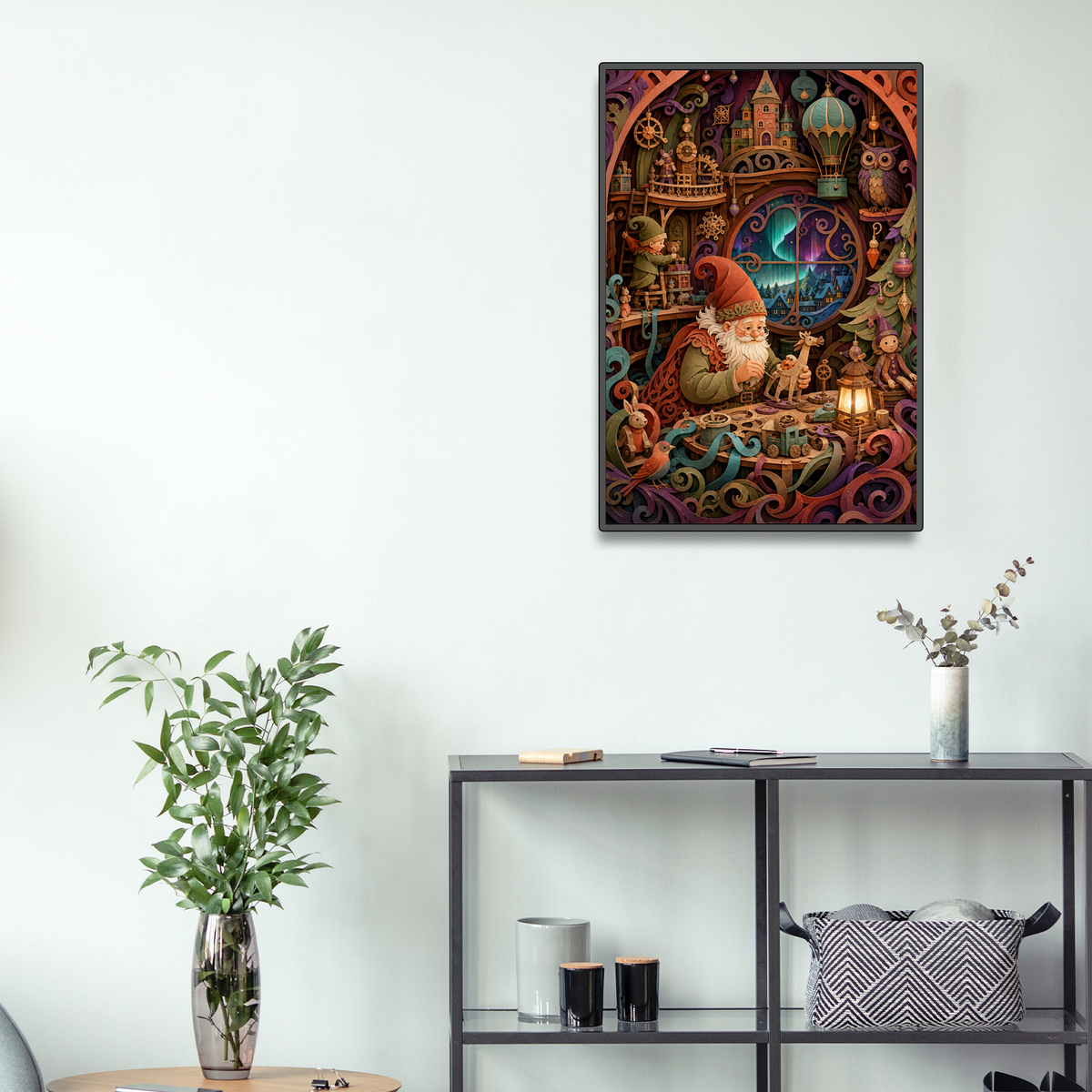 Aurora Holiday Toy Workshop Portrait Puzzle - puzzle product view