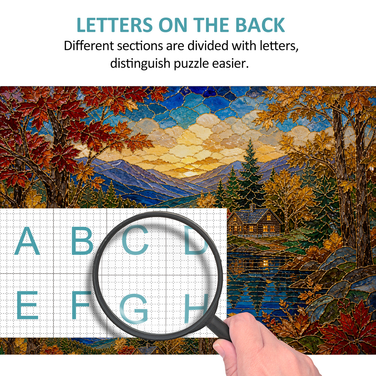 Quiet Autumn Woodland Landscape Puzzle - puzzle product view
