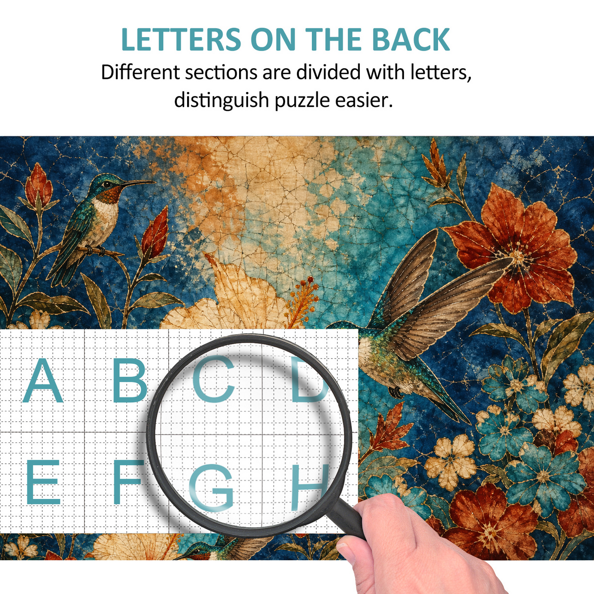Quiet Hummingbirds Landscape Puzzle - puzzle product view