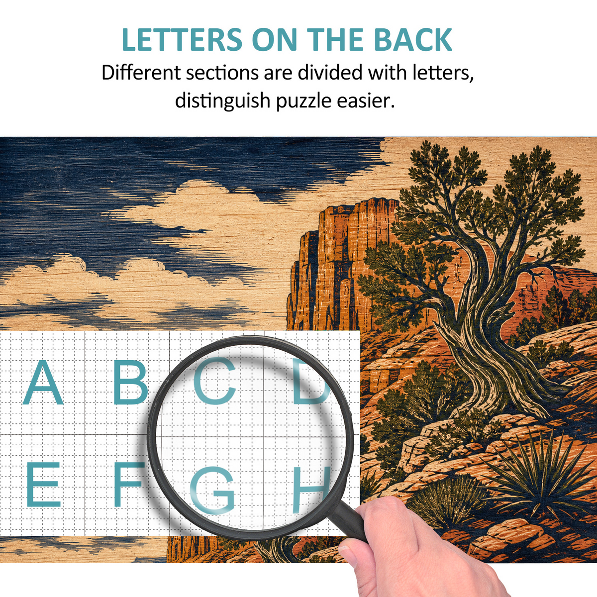 Quiet Desert Canyon Landscape Puzzle - puzzle product view