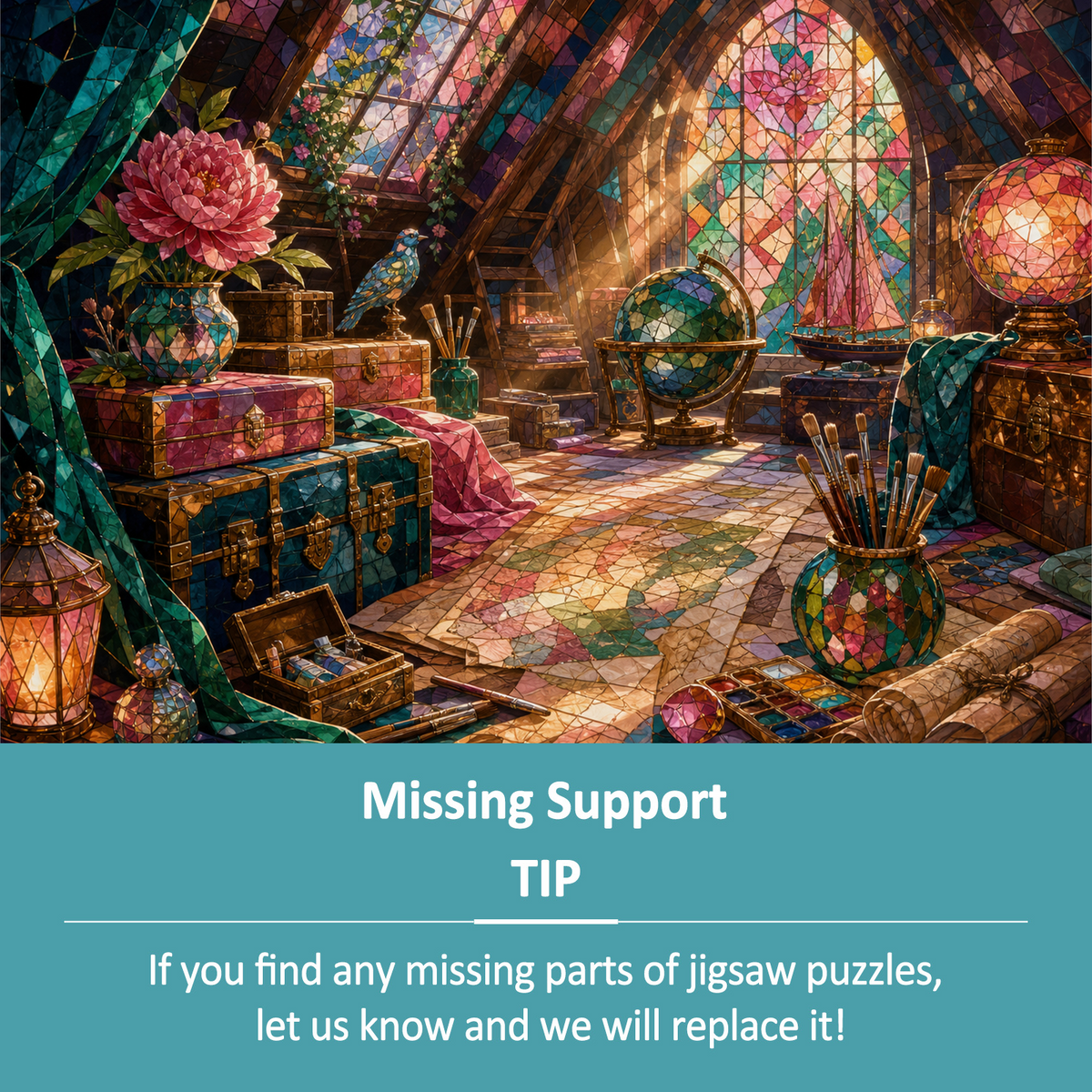Velvet Attic Treasure Studio Landscape Puzzle - puzzle product view