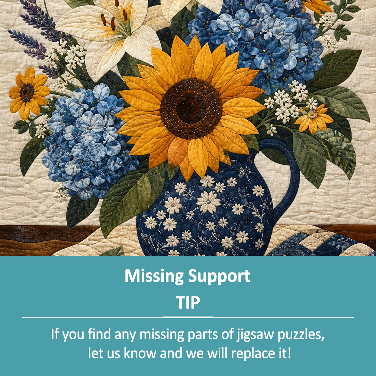 Vibrant Botanical Still Life Portrait Puzzle - puzzle product view