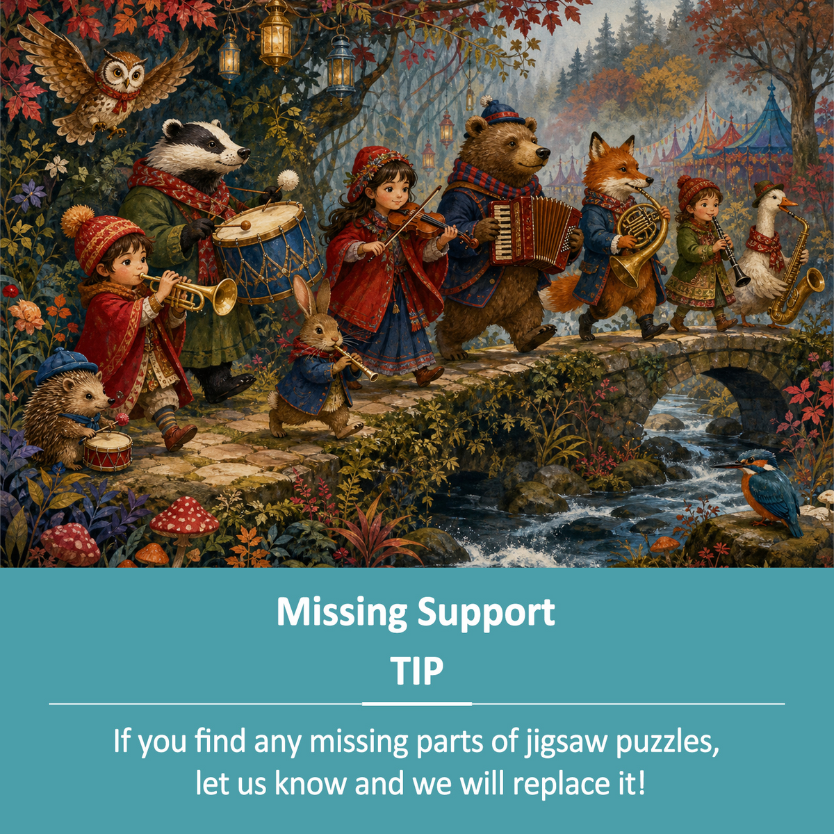 Misty Music Makers Parade Landscape Puzzle - puzzle product view