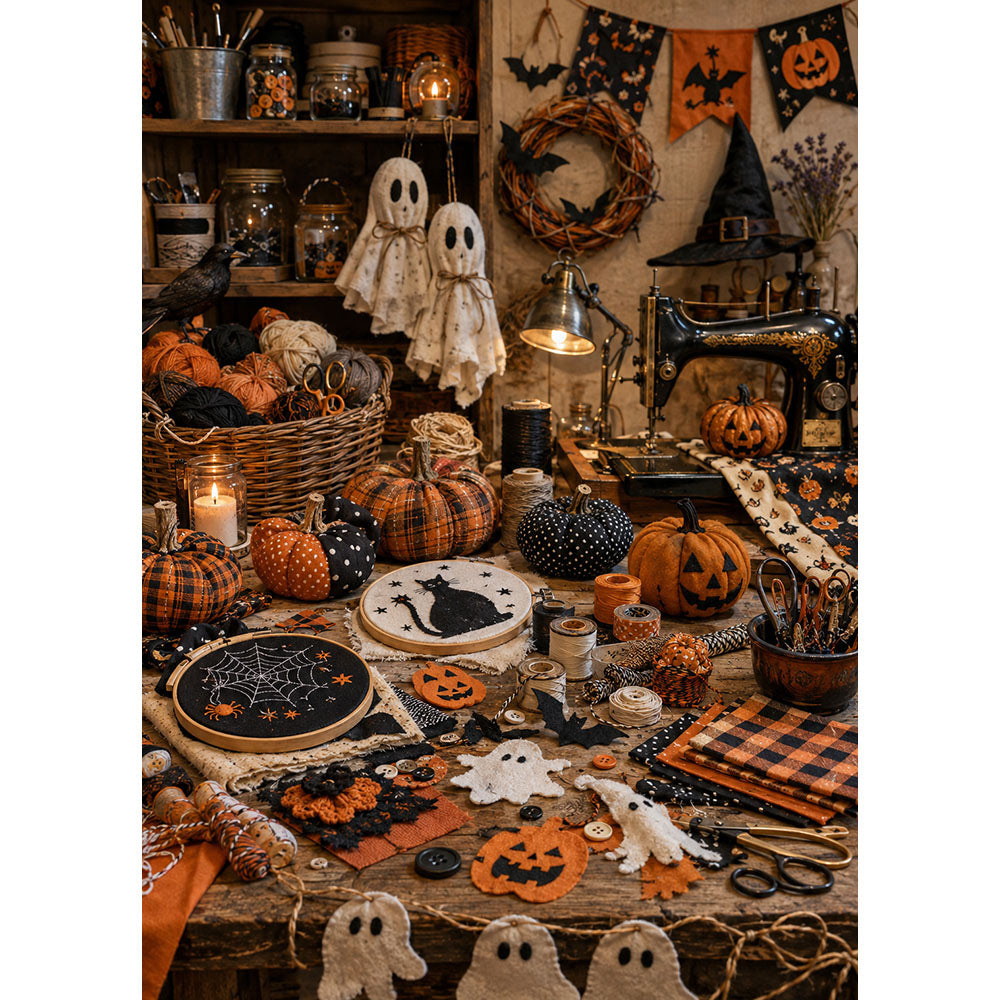 Halloween Craft Room Jigsaw Puzzle - puzzle artwork