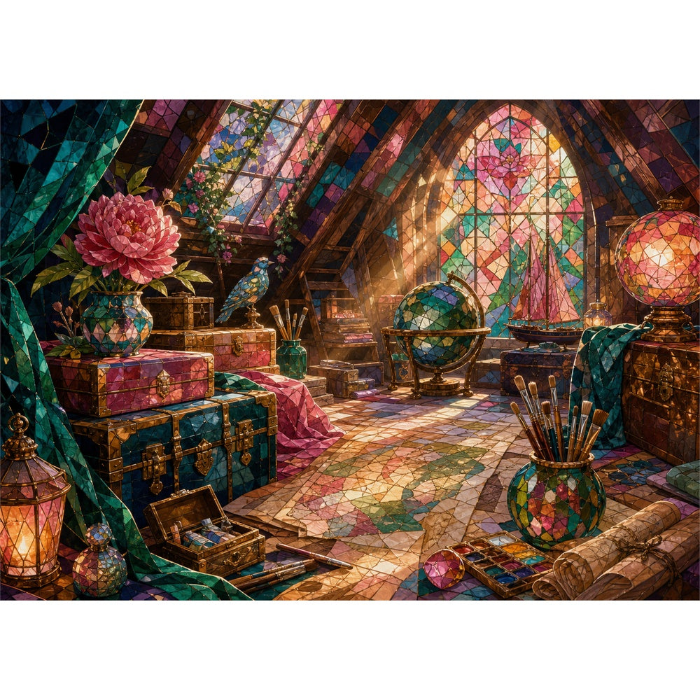 Velvet Attic Treasure Studio Landscape Puzzle - puzzle artwork