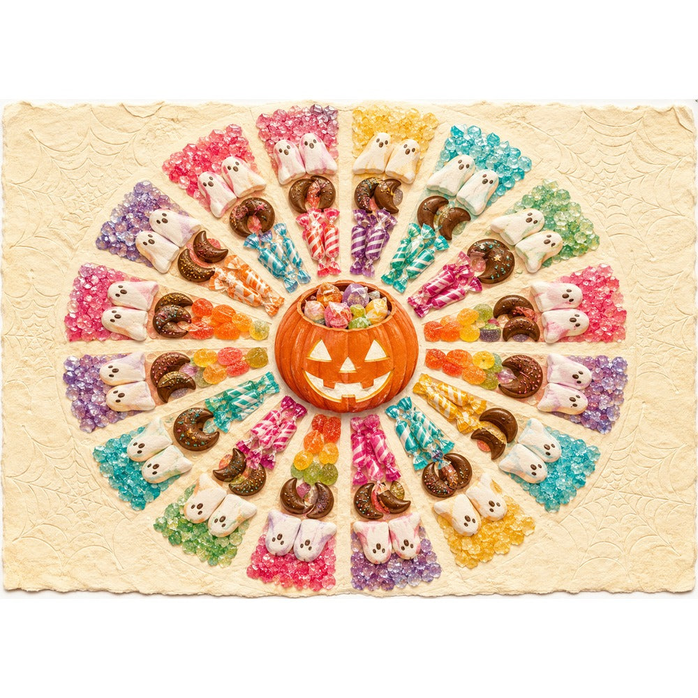 Halloween Candy Kaleidoscope 1000 Piece Puzzle - puzzle artwork